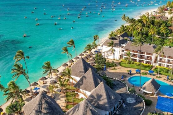 Tourists to Zanzibar Beaches